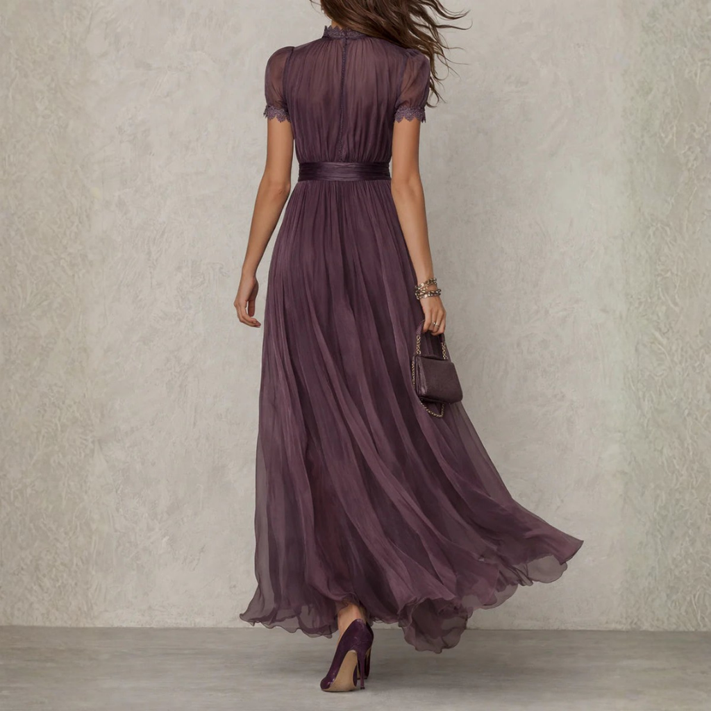 Vestido "Viviene" elegante y sencillo