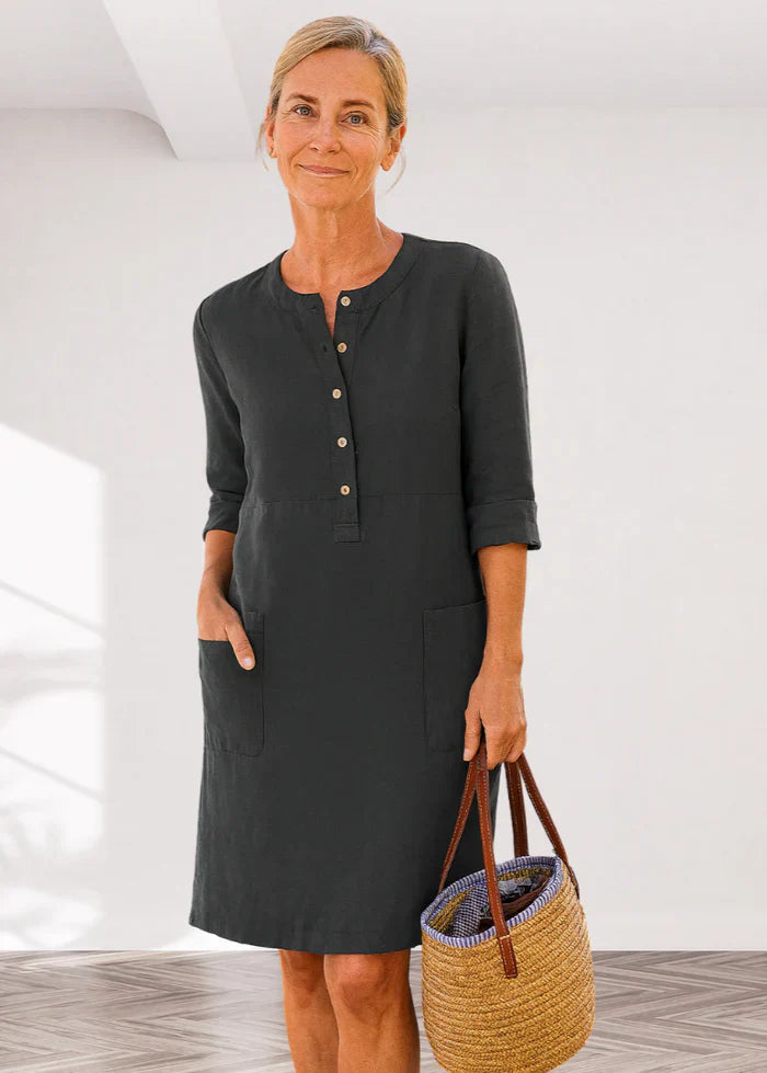EVI | Lässiges Damenkleid mit lockerer Passform und zeitlosem Look für jeden Tag