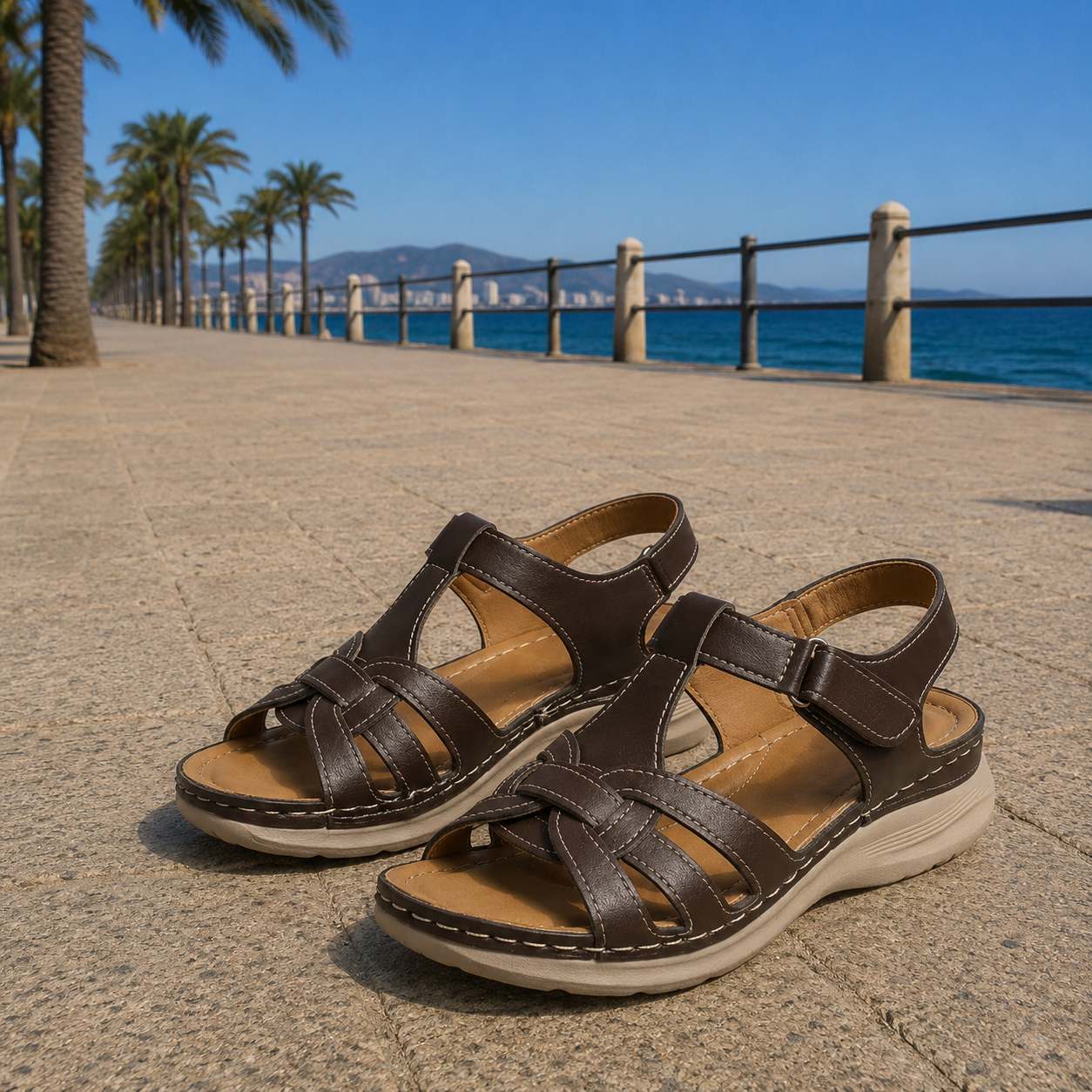 Sandales Cinque Terre – style méditerranéen et confort absolu