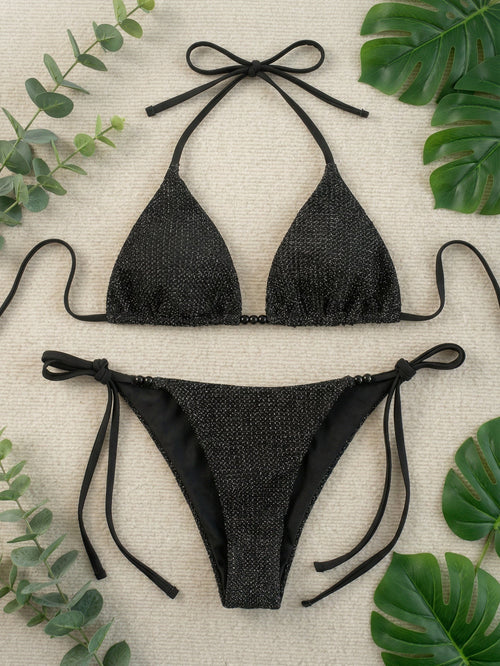 Bikini triángulo negro