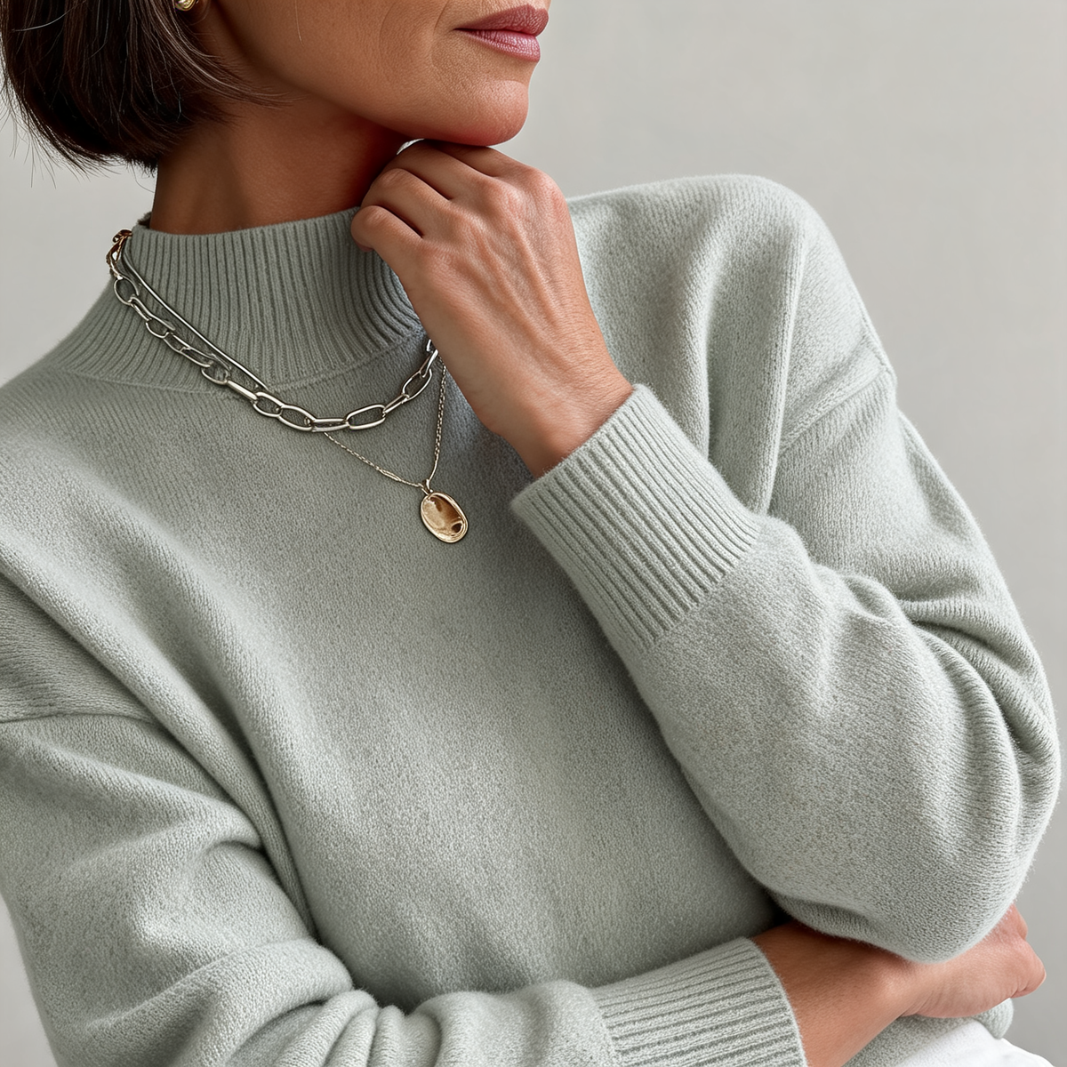 Jersey Seraphine de cuello vuelto