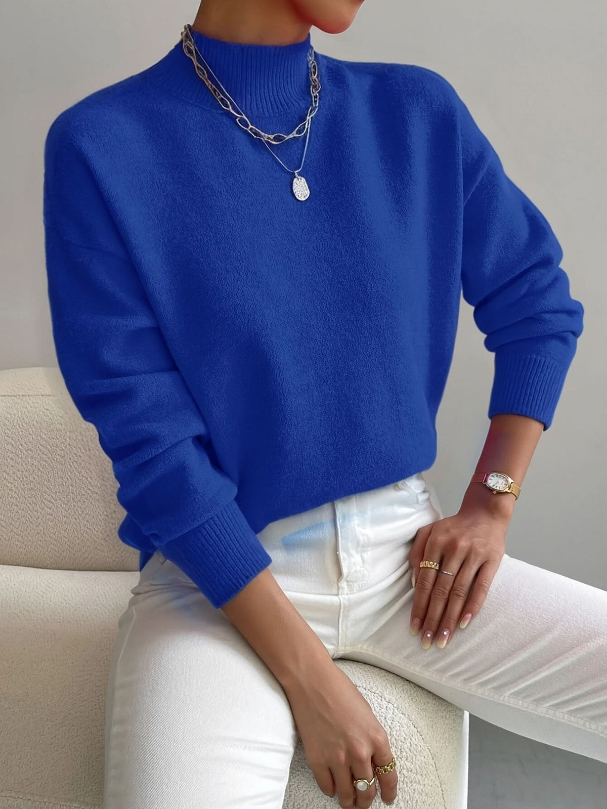 Jersey Seraphine de cuello vuelto