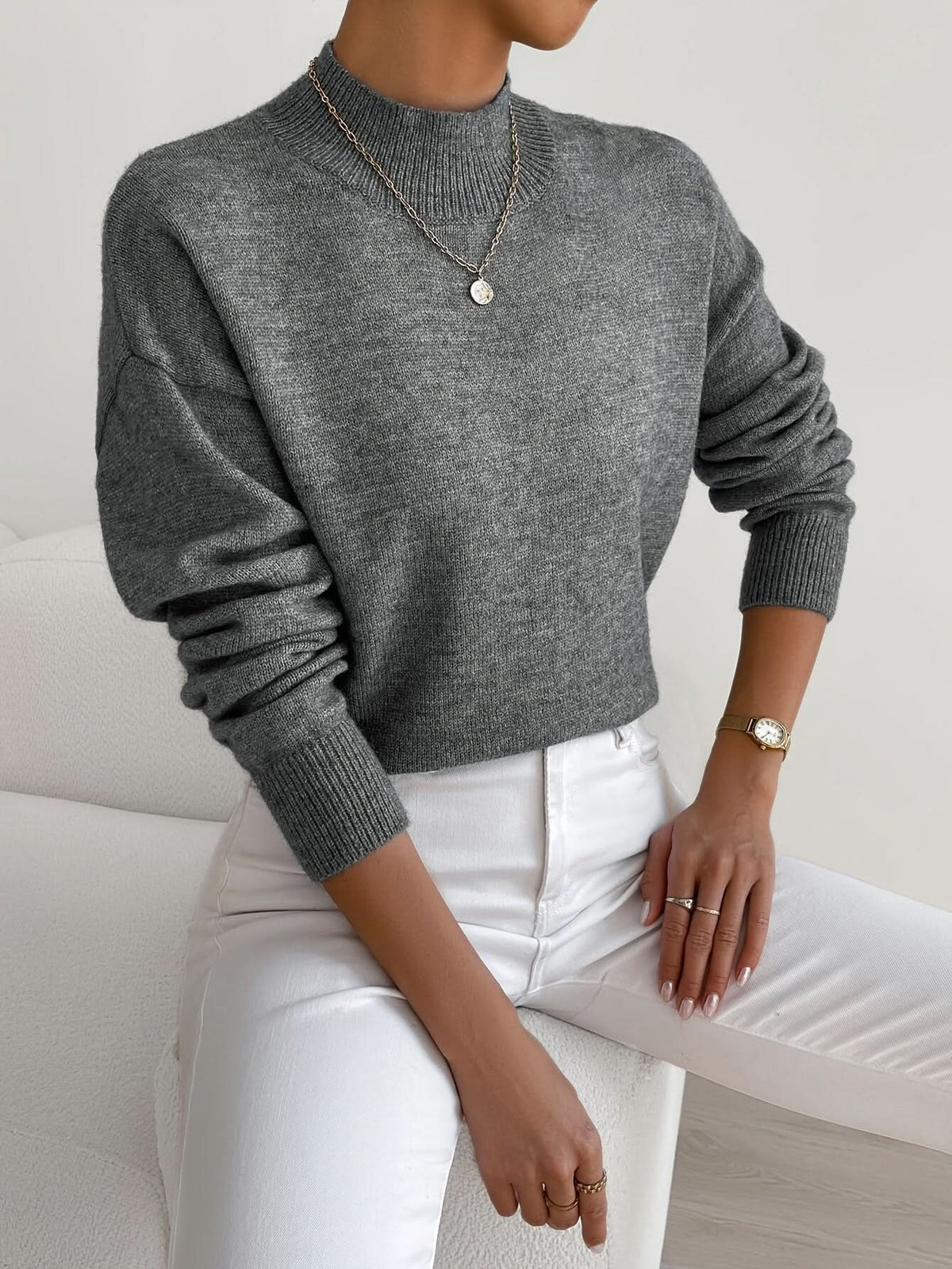 Jersey Seraphine de cuello vuelto