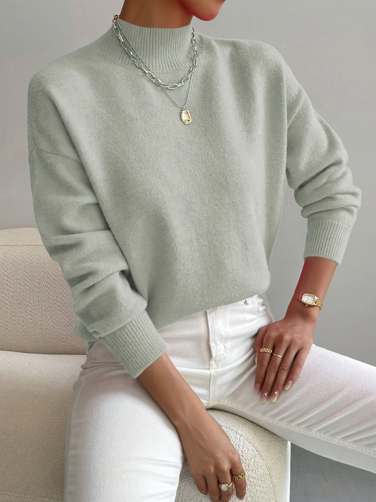 Jersey Seraphine de cuello vuelto